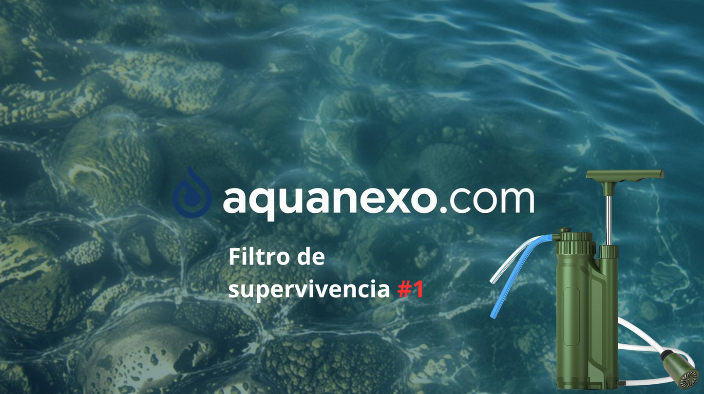 Bomba filtro de osmosis inversa portátil